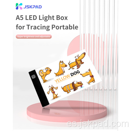 JSKPAD A5 LED Caja de rastreo pequeño estilo pequeño